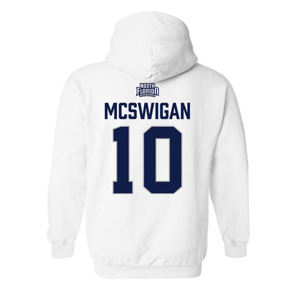 UNF - NCAA Women's Soccer : Paige McSwigan - Classic Shersey Hooded Sweatshirt-1