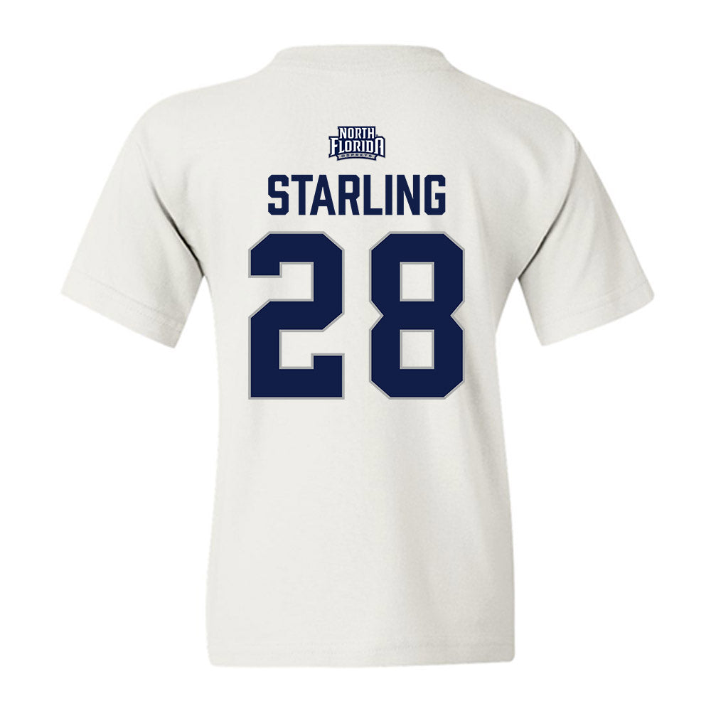 UNF - NCAA Baseball : Zane Starling - Classic Shersey Youth T-Shirt-1