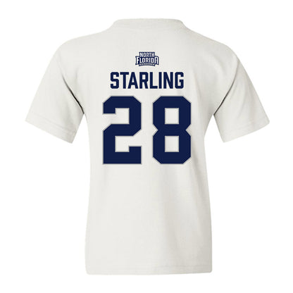 UNF - NCAA Baseball : Zane Starling - Classic Shersey Youth T-Shirt-1
