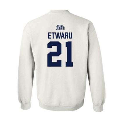 UNF - NCAA Baseball : Kieran Etwaru - Classic Shersey Crewneck Sweatshirt-1