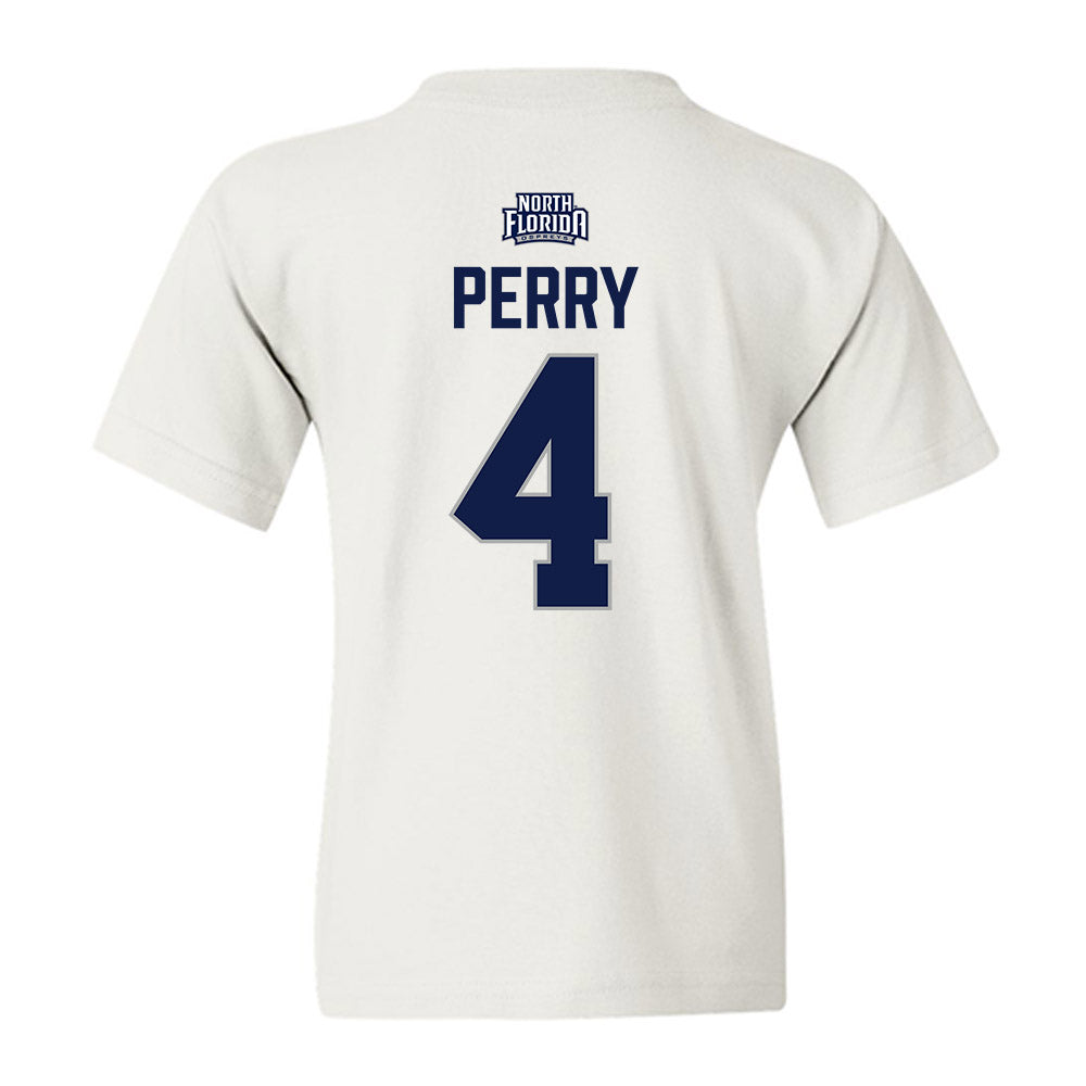 UNF - NCAA Men's Basketball : Christopher Perry - Classic Shersey Youth T-Shirt-1