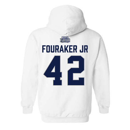UNF - NCAA Baseball : Eric Fouraker Jr - Classic Shersey Hooded Sweatshirt-1