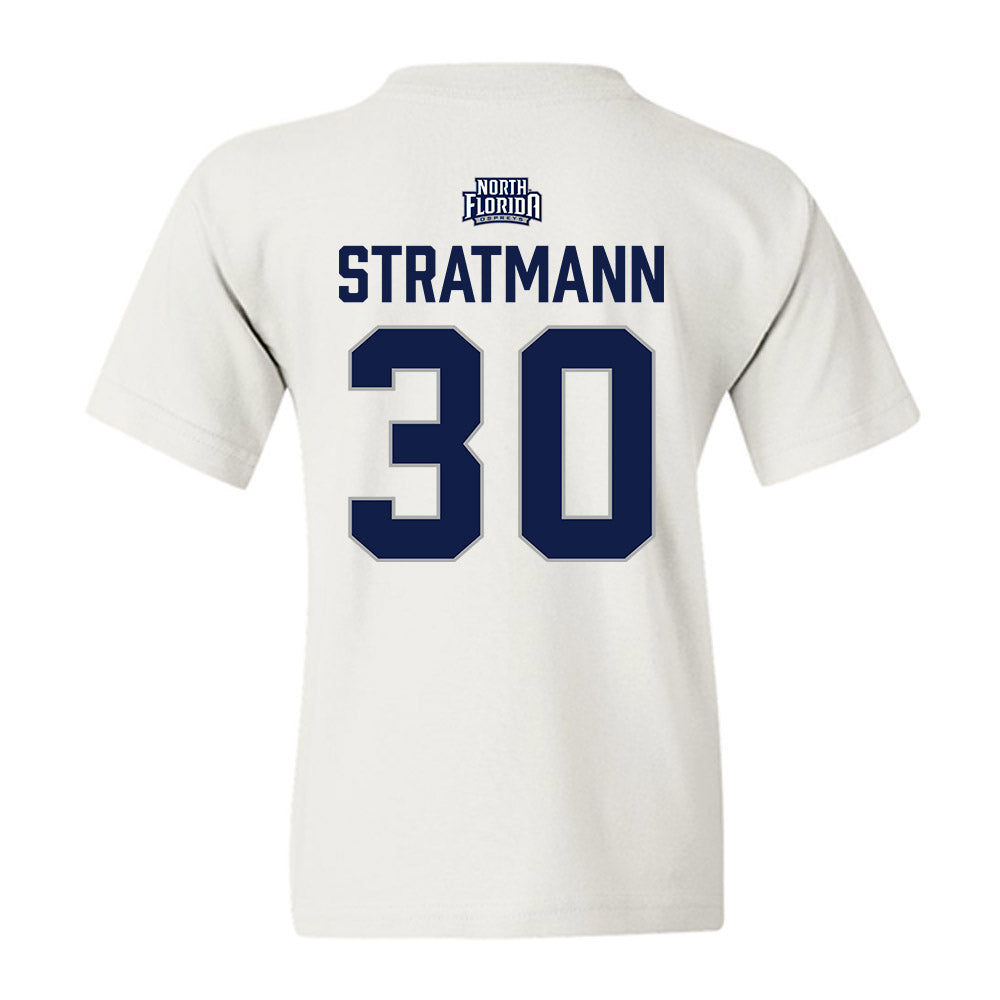 UNF - NCAA Baseball : Austin Stratmann - Classic Shersey Youth T-Shirt-1