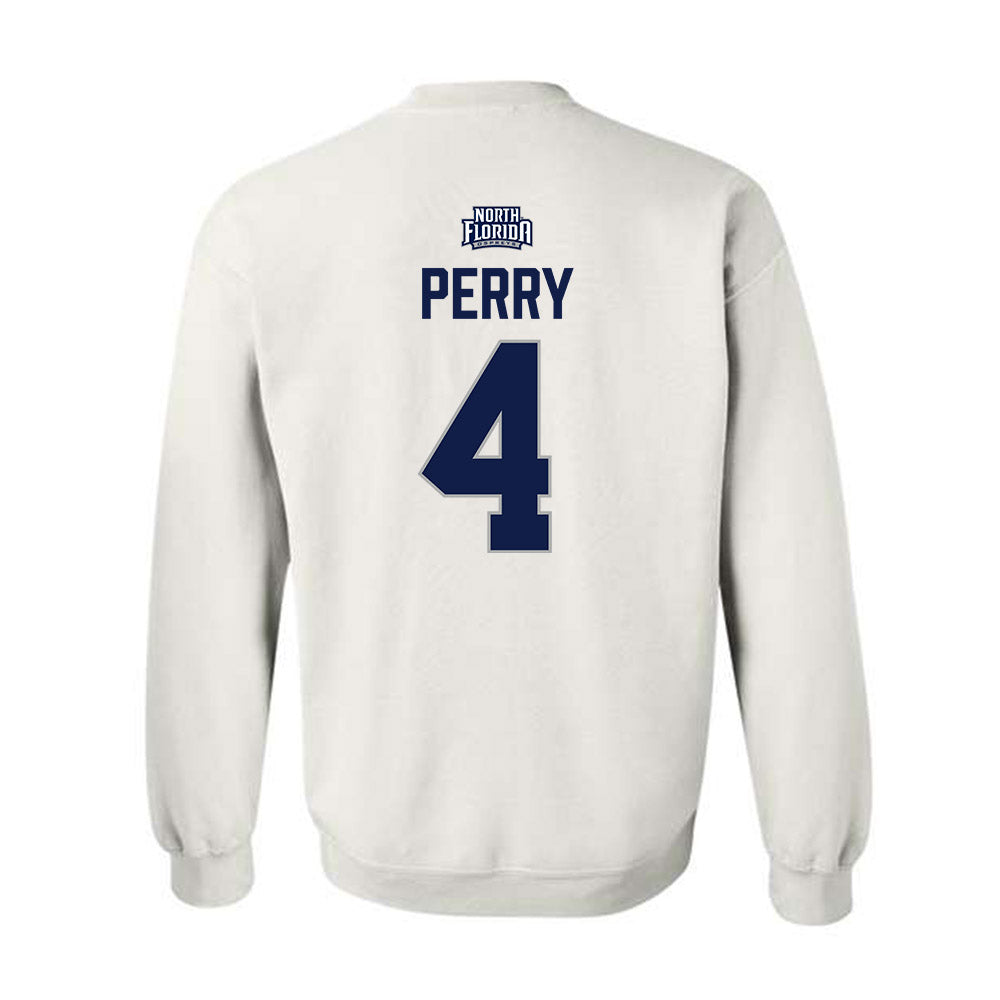 UNF - NCAA Men's Basketball : Christopher Perry - Classic Shersey Crewneck Sweatshirt-1