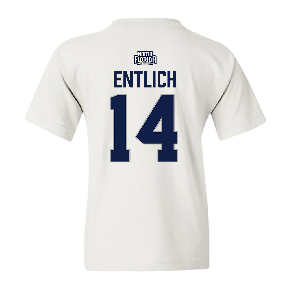 UNF - NCAA Women's Soccer : Katie Entlich - Classic Shersey Youth T-Shirt-1