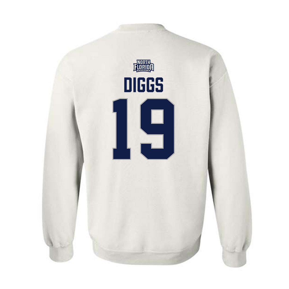 UNF - NCAA Baseball : Devin Diggs - Classic Shersey Crewneck Sweatshirt-1