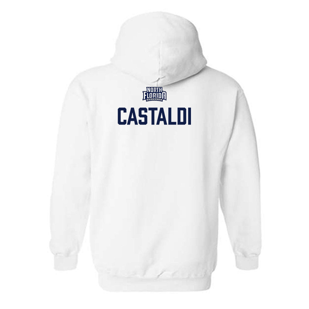 UNF - NCAA Women's Golf : Brianna Castaldi - Classic Shersey Hooded Sweatshirt-1