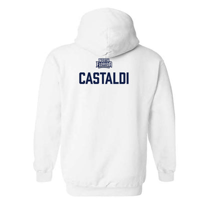UNF - NCAA Women's Golf : Brianna Castaldi - Classic Shersey Hooded Sweatshirt-1