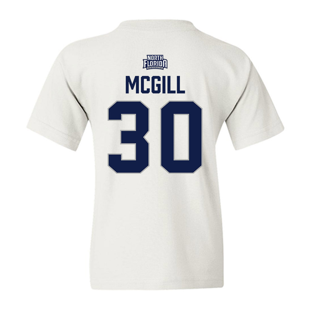UNF - NCAA Women's Basketball : Dezuray McGill - Classic Shersey Youth T-Shirt-1
