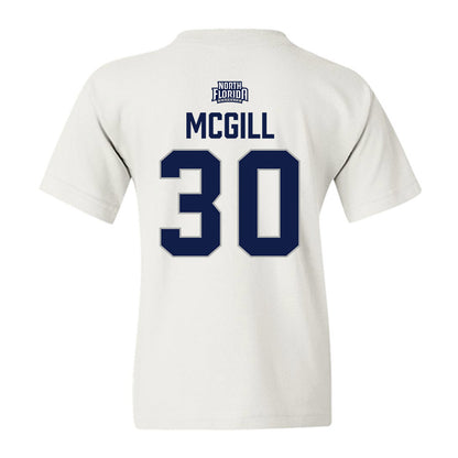 UNF - NCAA Women's Basketball : Dezuray McGill - Classic Shersey Youth T-Shirt-1