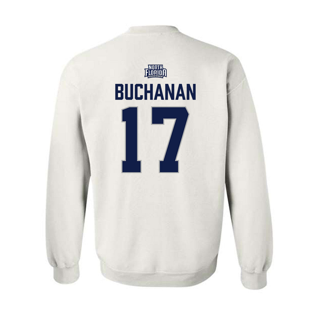 UNF - NCAA Baseball : Drew Buchanan - Classic Shersey Crewneck Sweatshirt-1