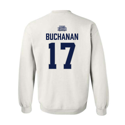 UNF - NCAA Baseball : Drew Buchanan - Classic Shersey Crewneck Sweatshirt-1