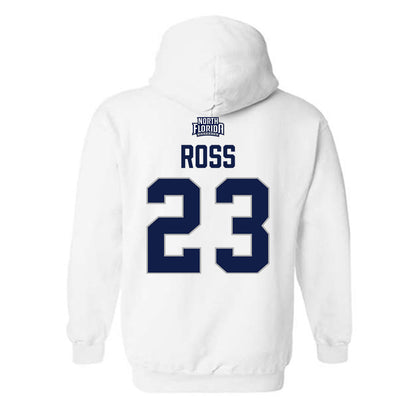 UNF - NCAA Baseball : William Ross - Classic Shersey Hooded Sweatshirt-1