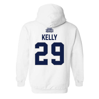 UNF - NCAA Women's Soccer : Emma Kelly - Classic Shersey Hooded Sweatshirt-1