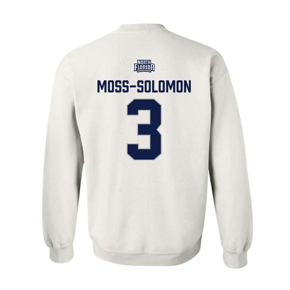 UNF - NCAA Men's Soccer : Jonathan Moss-Solomon - Classic Shersey Crewneck Sweatshirt-1