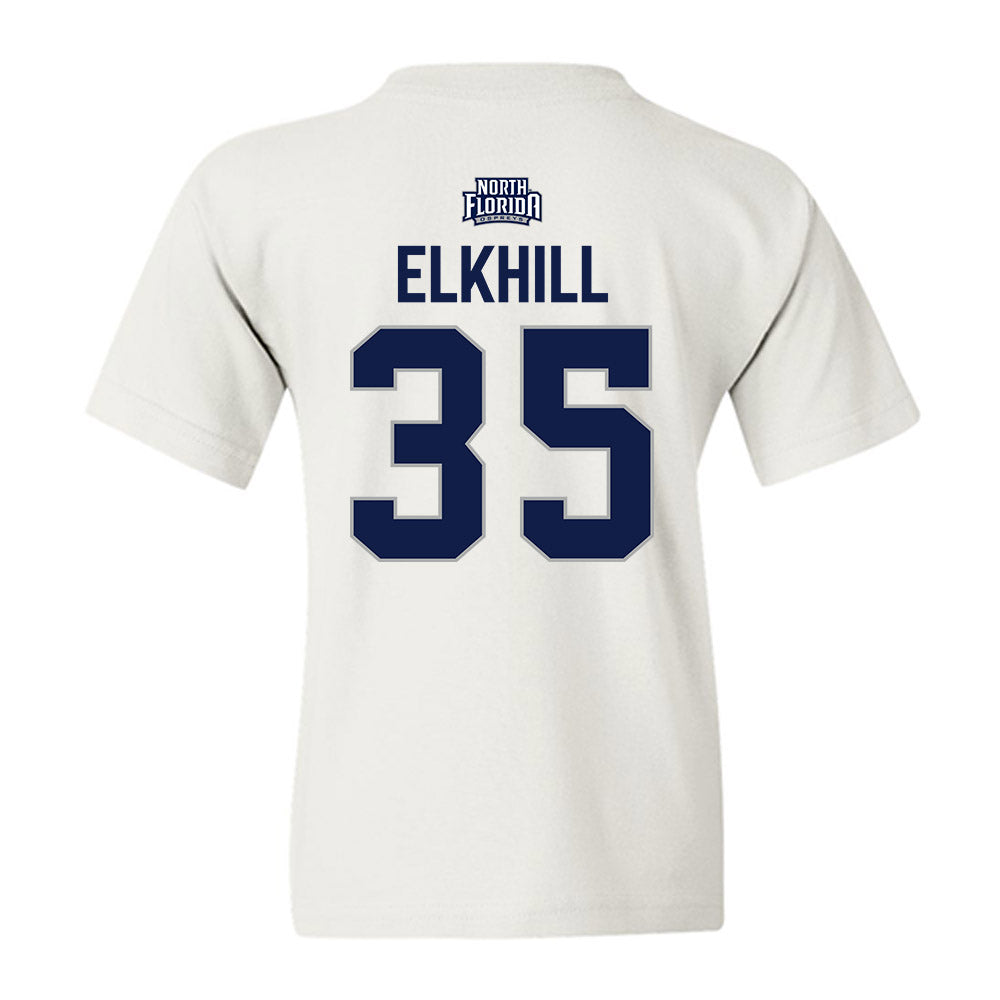 UNF - NCAA Baseball : Andrew Elkhill - Classic Shersey Youth T-Shirt-1