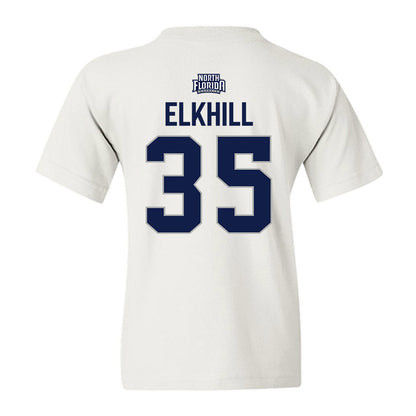 UNF - NCAA Baseball : Andrew Elkhill - Classic Shersey Youth T-Shirt-1