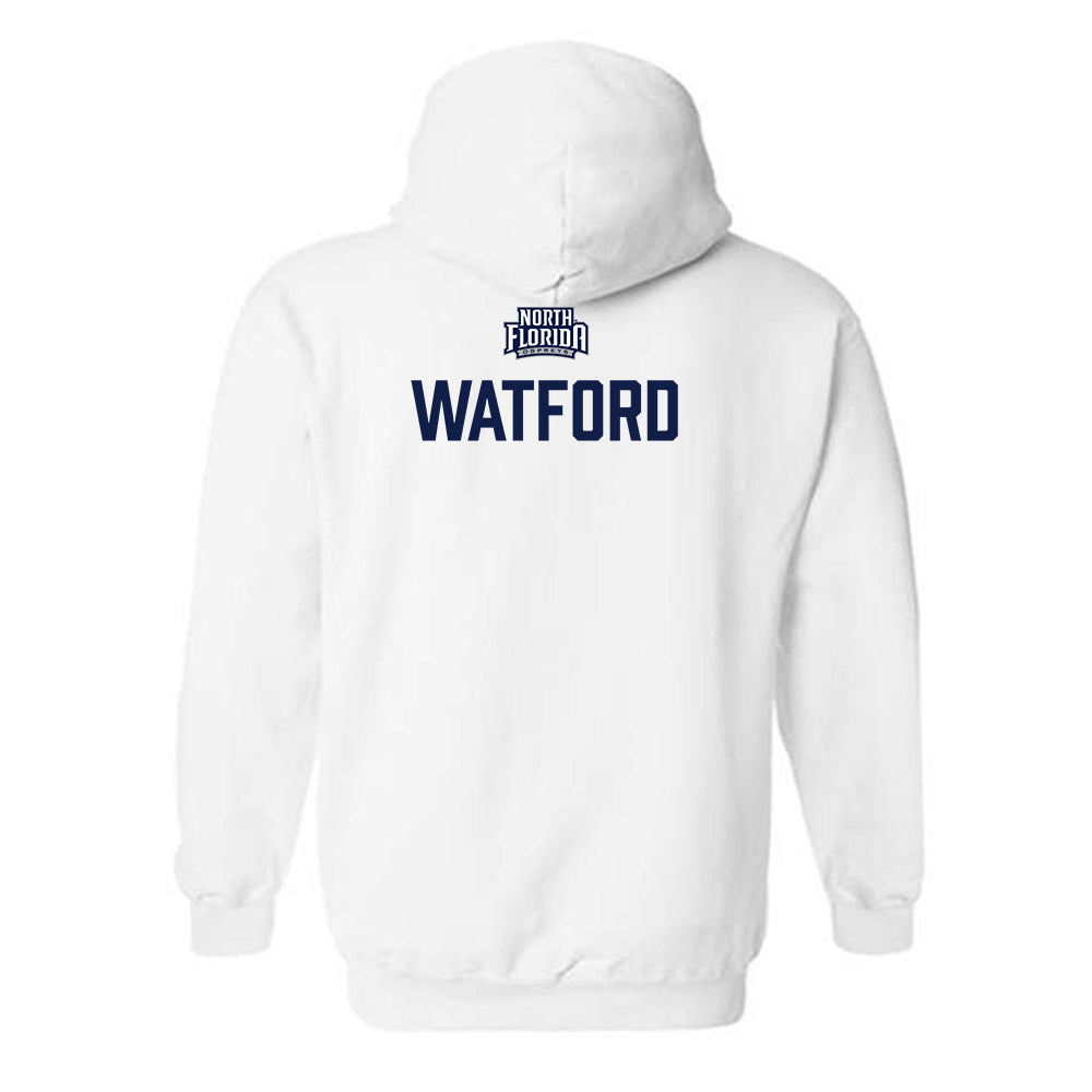 UNF - NCAA Women's Track & Field : Laci Watford - Classic Shersey Hooded Sweatshirt-1