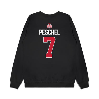 Ohio State - NCAA Women's Ice Hockey : Emma Peschel - Classic Shirsey Premium Crewneck Sweatshirt-1