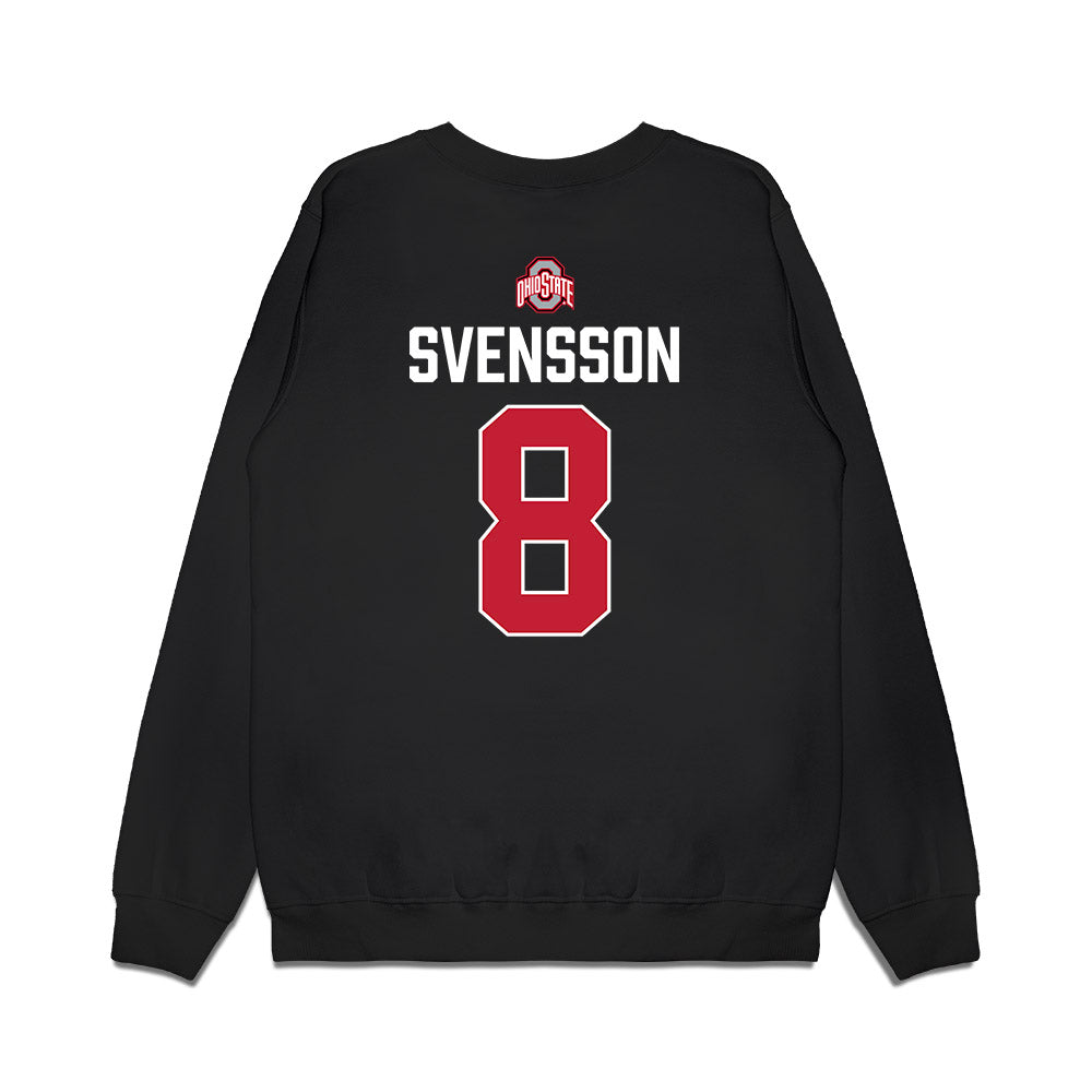 Ohio State - NCAA Women's Ice Hockey : Hilda Svensson - Classic Shirsey Premium Crewneck Sweatshirt-1