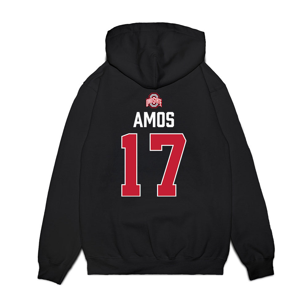 Ohio State - NCAA Women's Ice Hockey : Jocelyn Amos - Classic Shirsey Premium Hooded Sweatshirt-1