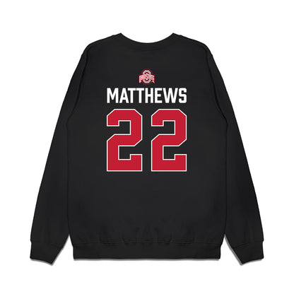 Ohio State - NCAA Women's Ice Hockey : Sloane Matthews - Classic Shirsey Premium Crewneck Sweatshirt-1