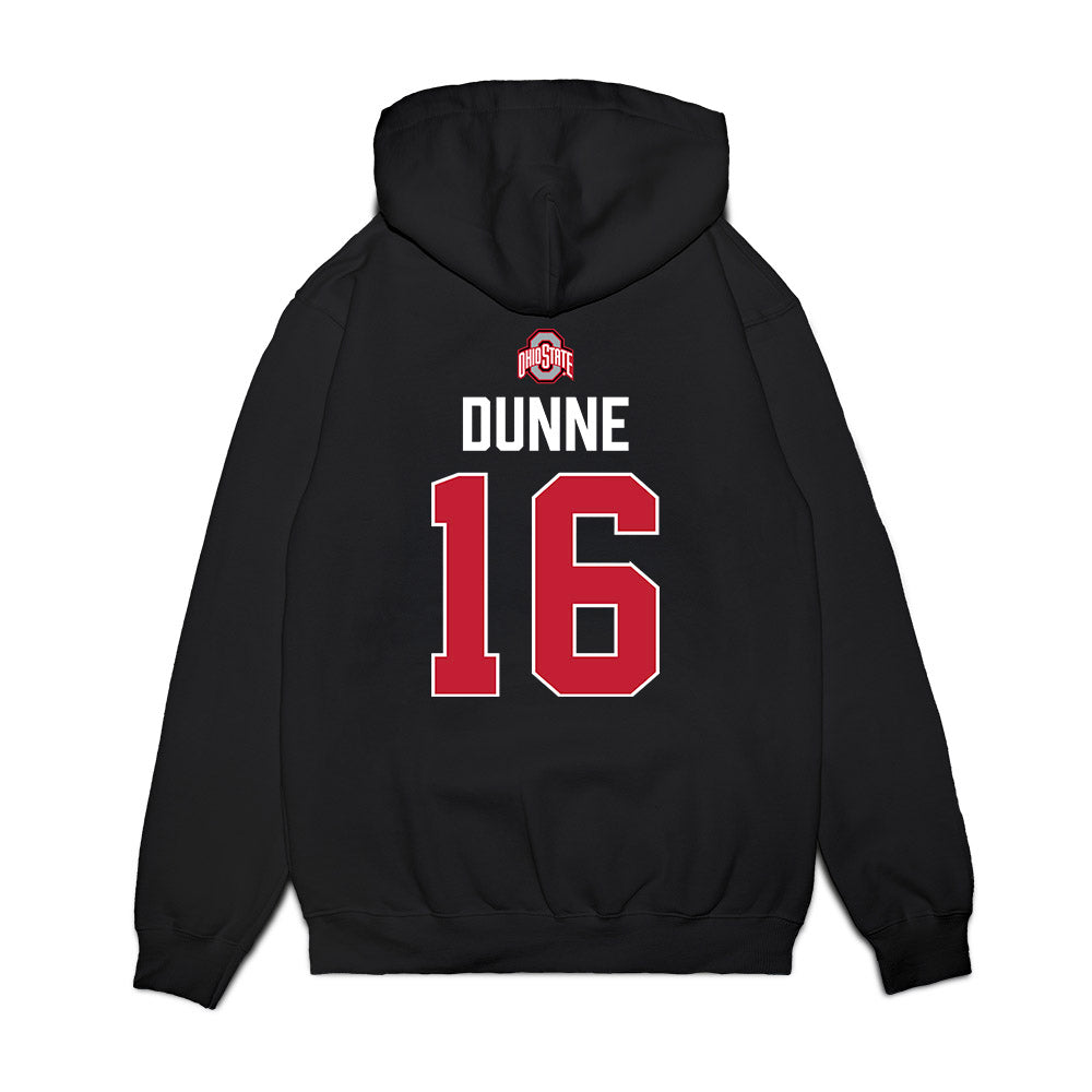 Ohio State - NCAA Women's Ice Hockey : Joy Dunne - Classic Shirsey Premium Hooded Sweatshirt-1