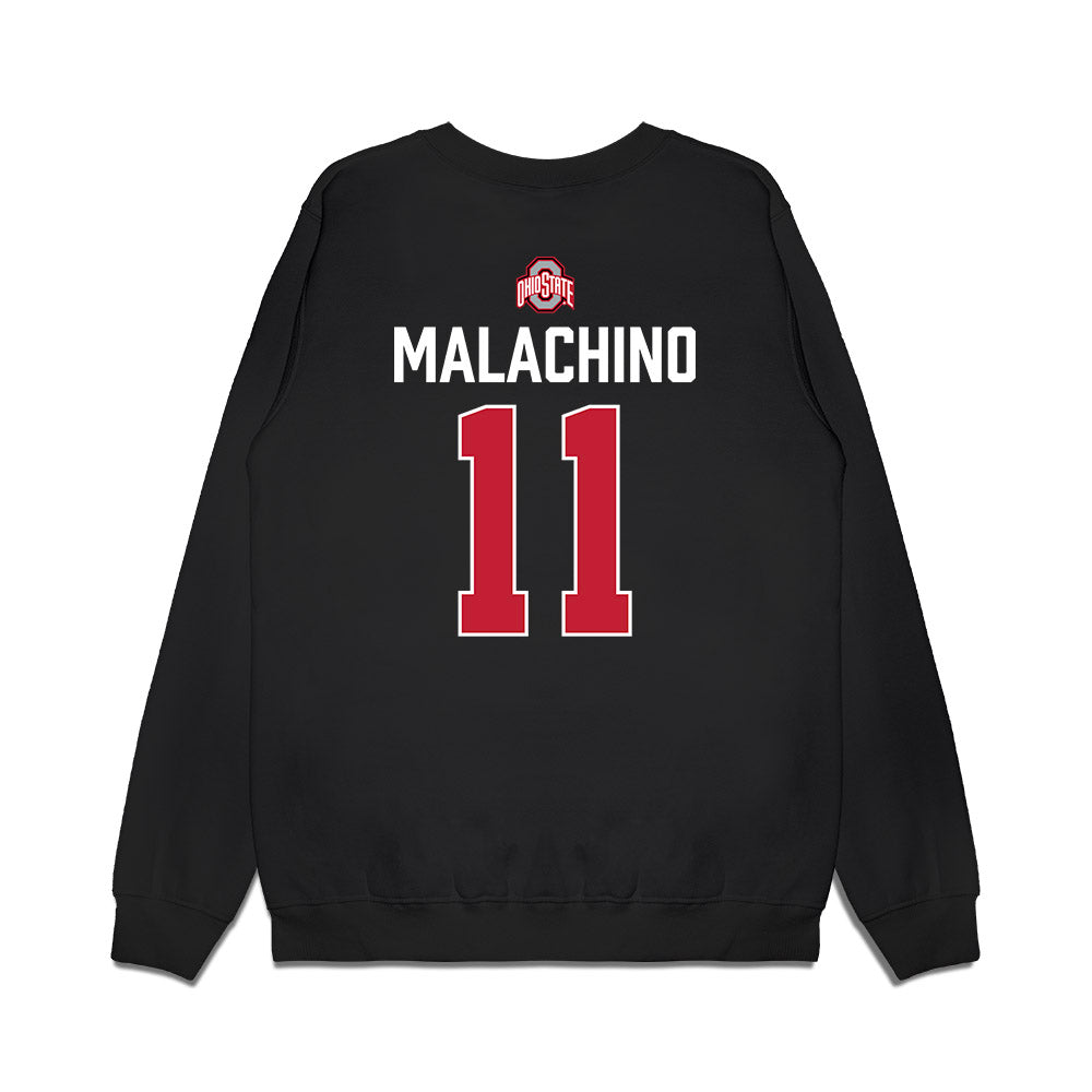 Ohio State - NCAA Women's Ice Hockey : Kaia Malachino - Classic Shirsey Premium Crewneck Sweatshirt-1