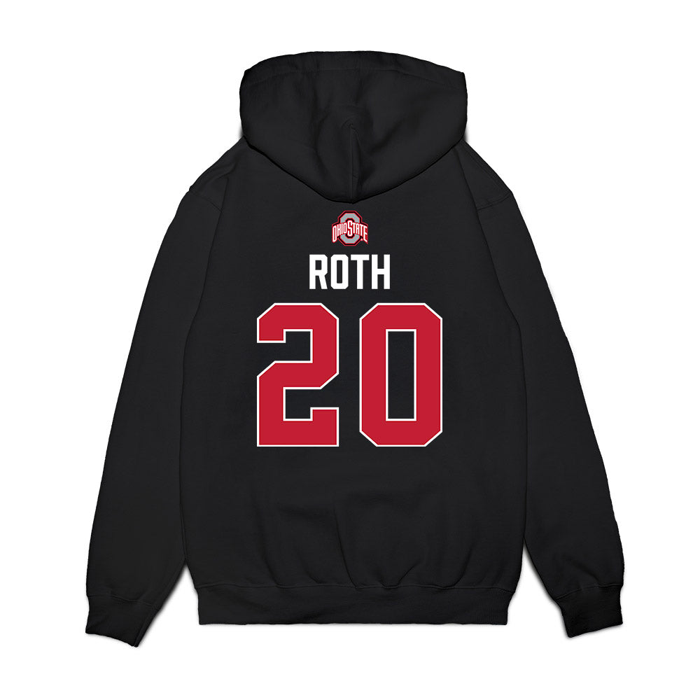 Ohio State - NCAA Women's Ice Hockey : Maria Roth - Classic Shirsey Premium Hooded Sweatshirt-1