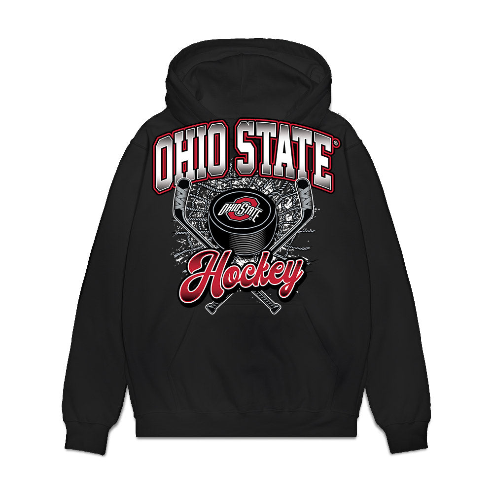 Ohio State - NCAA Women's Ice Hockey : Joy Dunne - Classic Shirsey Premium Hooded Sweatshirt-0
