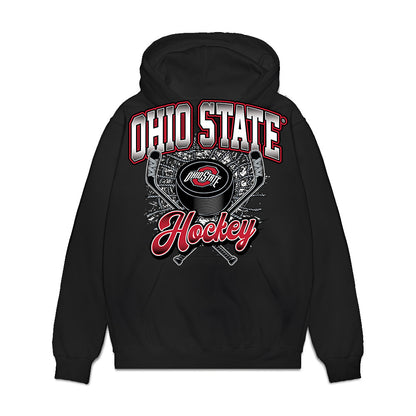 Ohio State - NCAA Women's Ice Hockey : Joy Dunne - Classic Shirsey Premium Hooded Sweatshirt-0
