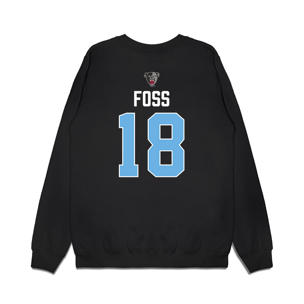 Maine - NCAA Women's Ice Hockey : Frederikke Foss - Vintage Hockey Premium Crewneck Sweatshirt-1