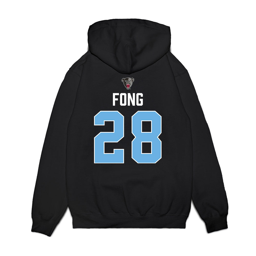 Maine - NCAA Women's Ice Hockey : Paige Fong - Vintage Hockey Premium Hooded Sweatshirt-1
