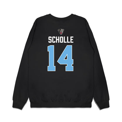 Maine - NCAA Men's Ice Hockey : Sully Scholle - Vintage Hockey Premium Crewneck Sweatshirt-1