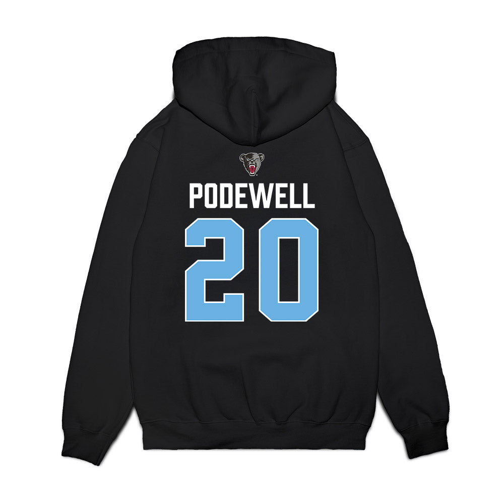 Maine - NCAA Women's Ice Hockey : Mackenzie Podewell - Vintage Hockey Premium Hooded Sweatshirt-1