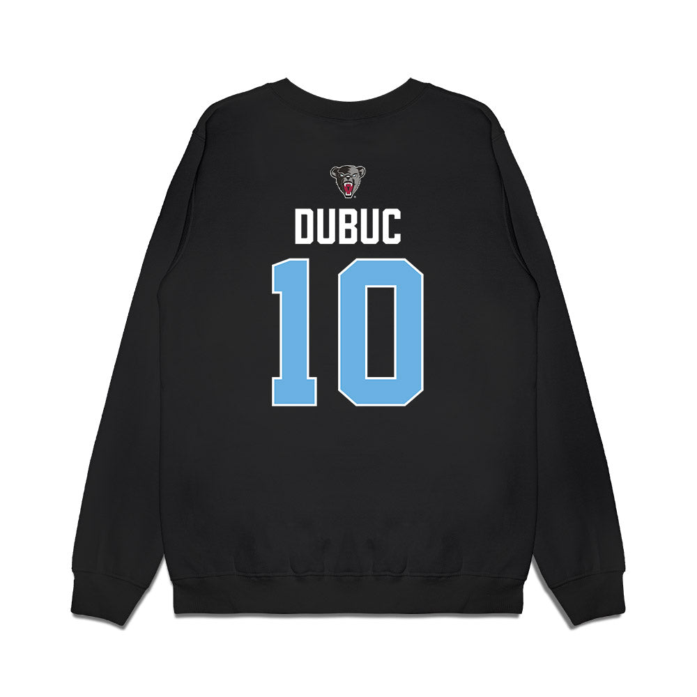 Maine - NCAA Women's Ice Hockey : Camille Dubuc - Vintage Hockey Premium Crewneck Sweatshirt-1