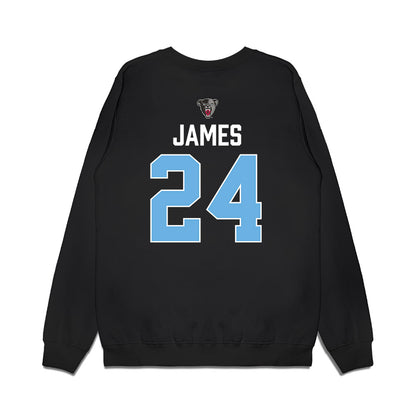 Maine - NCAA Men's Ice Hockey : Brock James - Vintage Hockey Premium Crewneck Sweatshirt-1