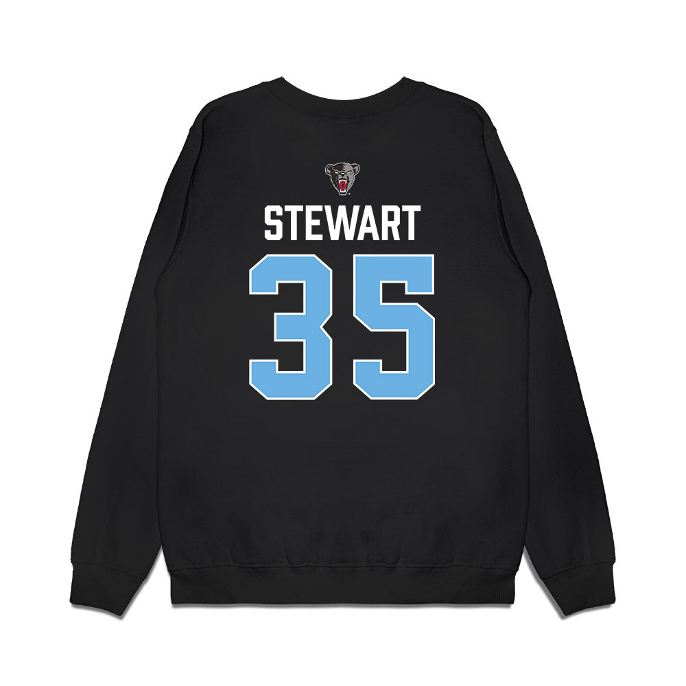 Maine - NCAA Men's Ice Hockey : Gage Stewart - Vintage Hockey Premium Crewneck Sweatshirt-1