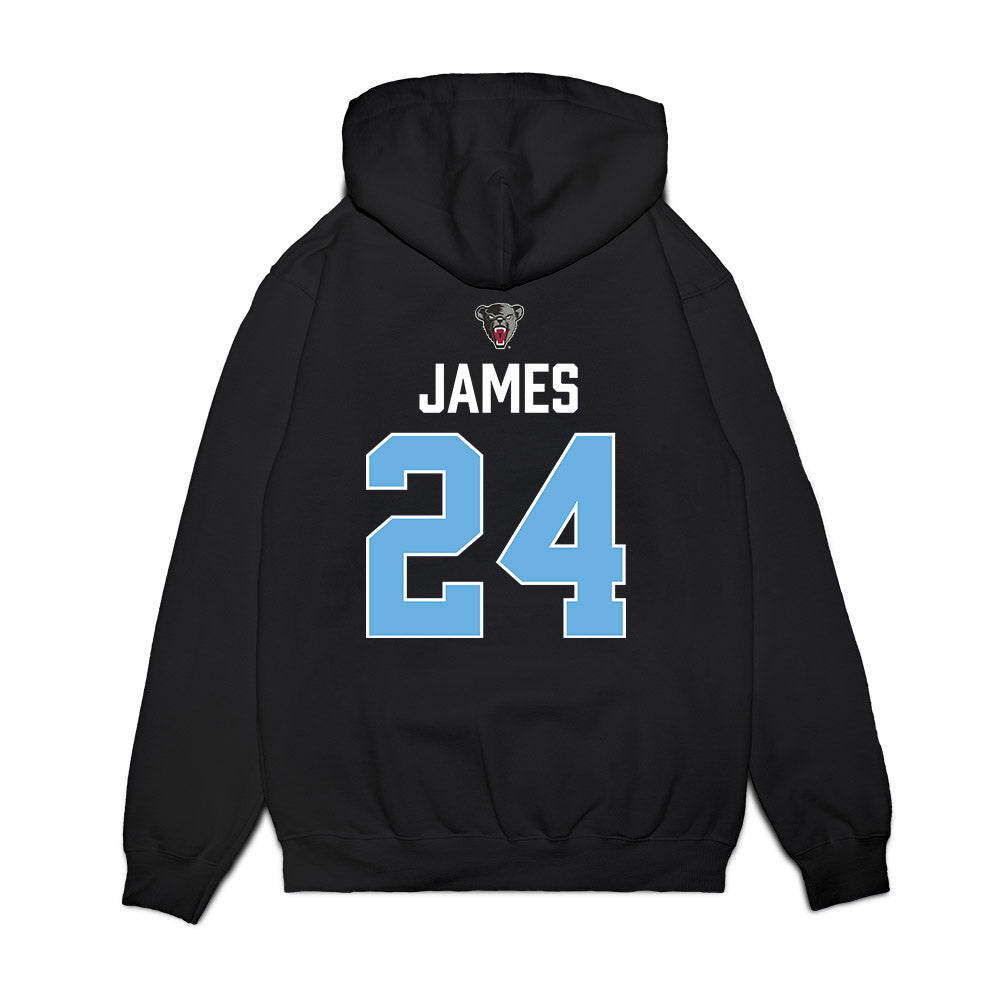 Maine - NCAA Men's Ice Hockey : Brock James - Vintage Hockey Premium Hooded Sweatshirt-1