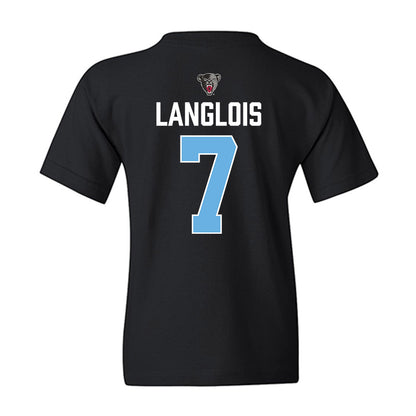 Maine - NCAA Men's Ice Hockey : Jeremy Langlois - Vintage Hockey Youth T-Shirt-1
