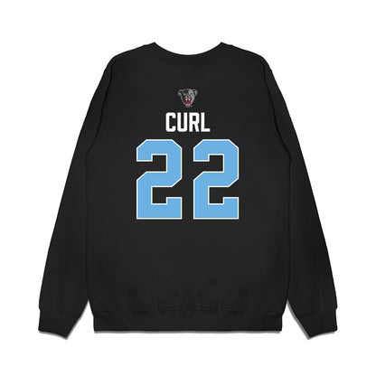 Maine - NCAA Women's Ice Hockey : Brenna Curl - Vintage Hockey Premium Crewneck Sweatshirt-1