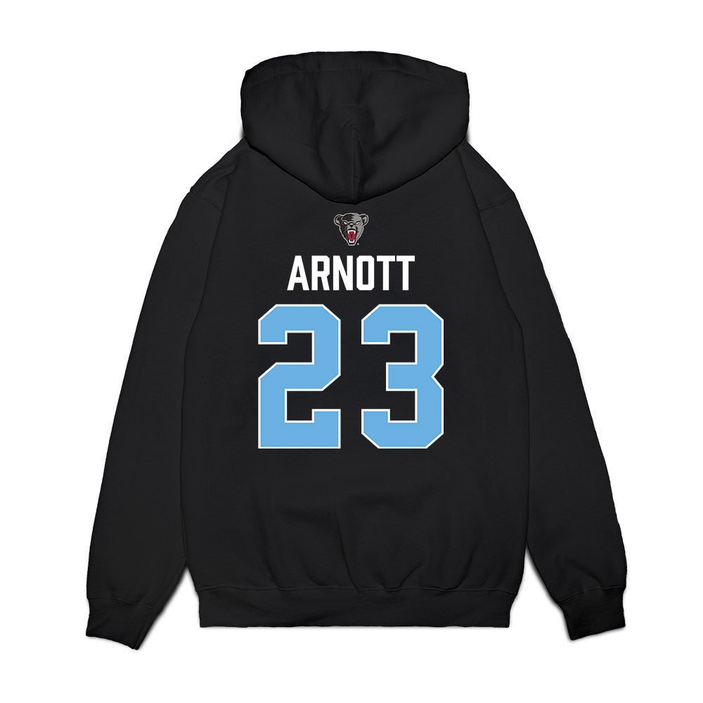 Maine - NCAA Men's Ice Hockey : Grayson Arnott - Vintage Hockey Premium Hooded Sweatshirt-1