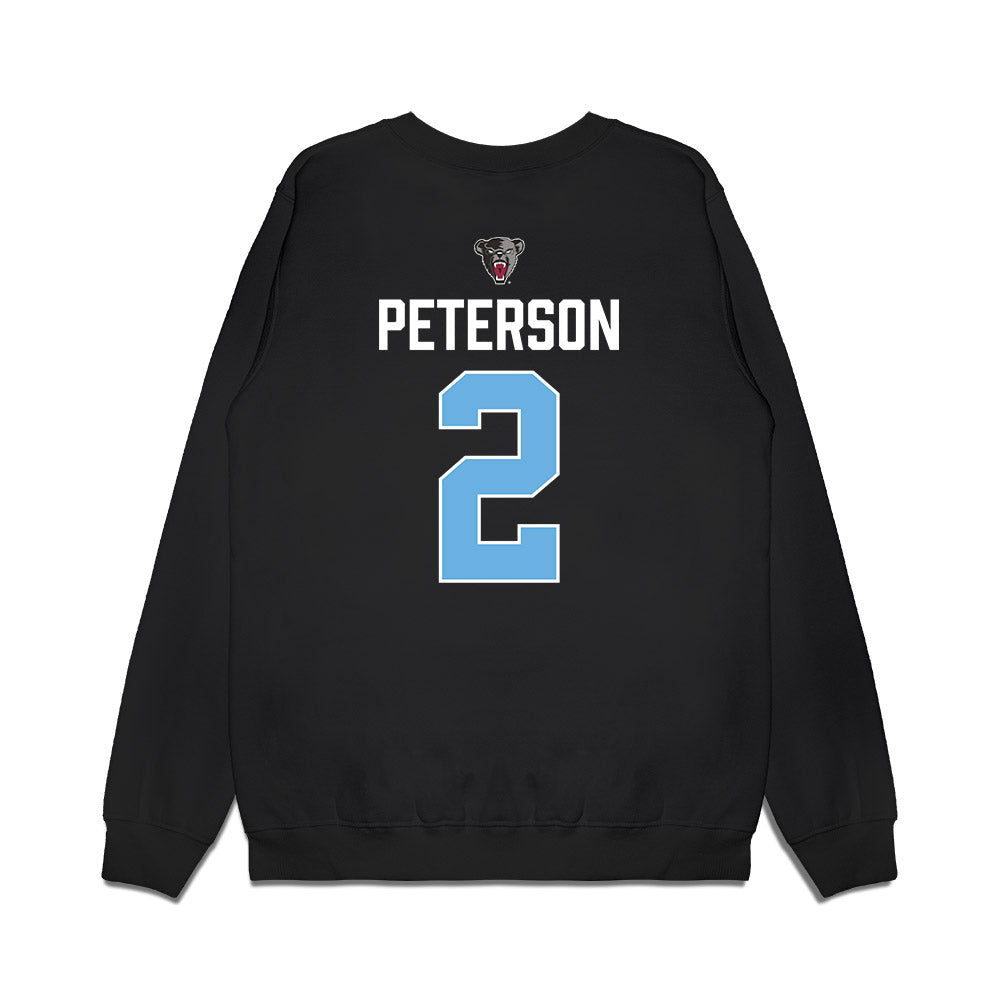 Maine - NCAA Men's Ice Hockey : Lukas Peterson - Vintage Hockey Premium Crewneck Sweatshirt-1