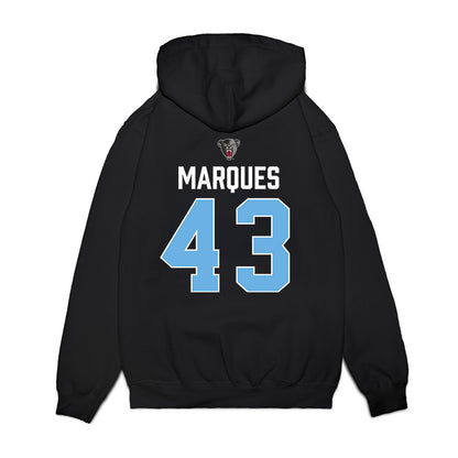 Maine - NCAA Men's Ice Hockey : Miguel Marques - Vintage Hockey Premium Hooded Sweatshirt-1