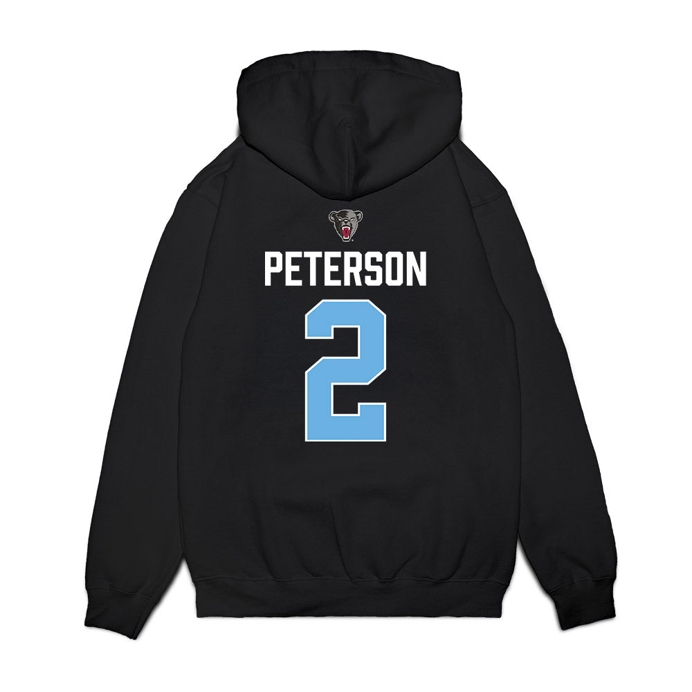 Maine - NCAA Men's Ice Hockey : Lukas Peterson - Vintage Hockey Premium Hooded Sweatshirt-1