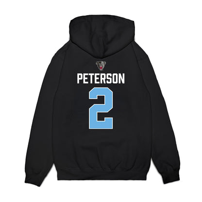Maine - NCAA Men's Ice Hockey : Lukas Peterson - Vintage Hockey Premium Hooded Sweatshirt-1