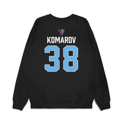Maine - NCAA Men's Ice Hockey : Oskar Komarov - Vintage Hockey Premium Crewneck Sweatshirt-1