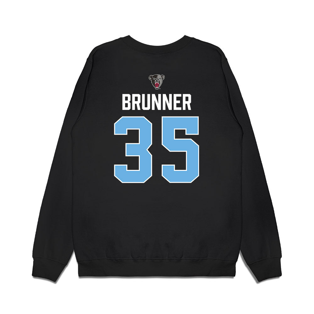 Maine - NCAA Women's Ice Hockey : Ilsa Brunner - Vintage Hockey Premium Crewneck Sweatshirt-1