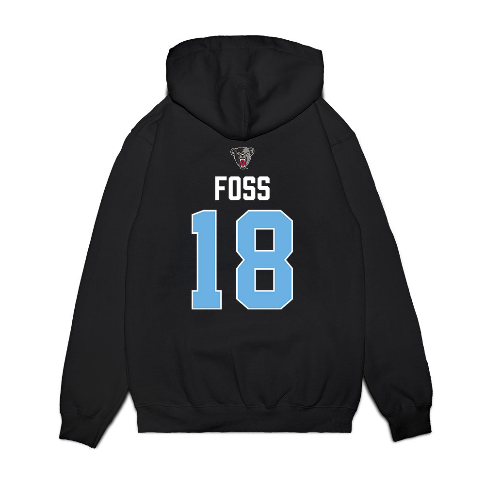 Maine - NCAA Women's Ice Hockey : Frederikke Foss - Vintage Hockey Premium Hooded Sweatshirt-1