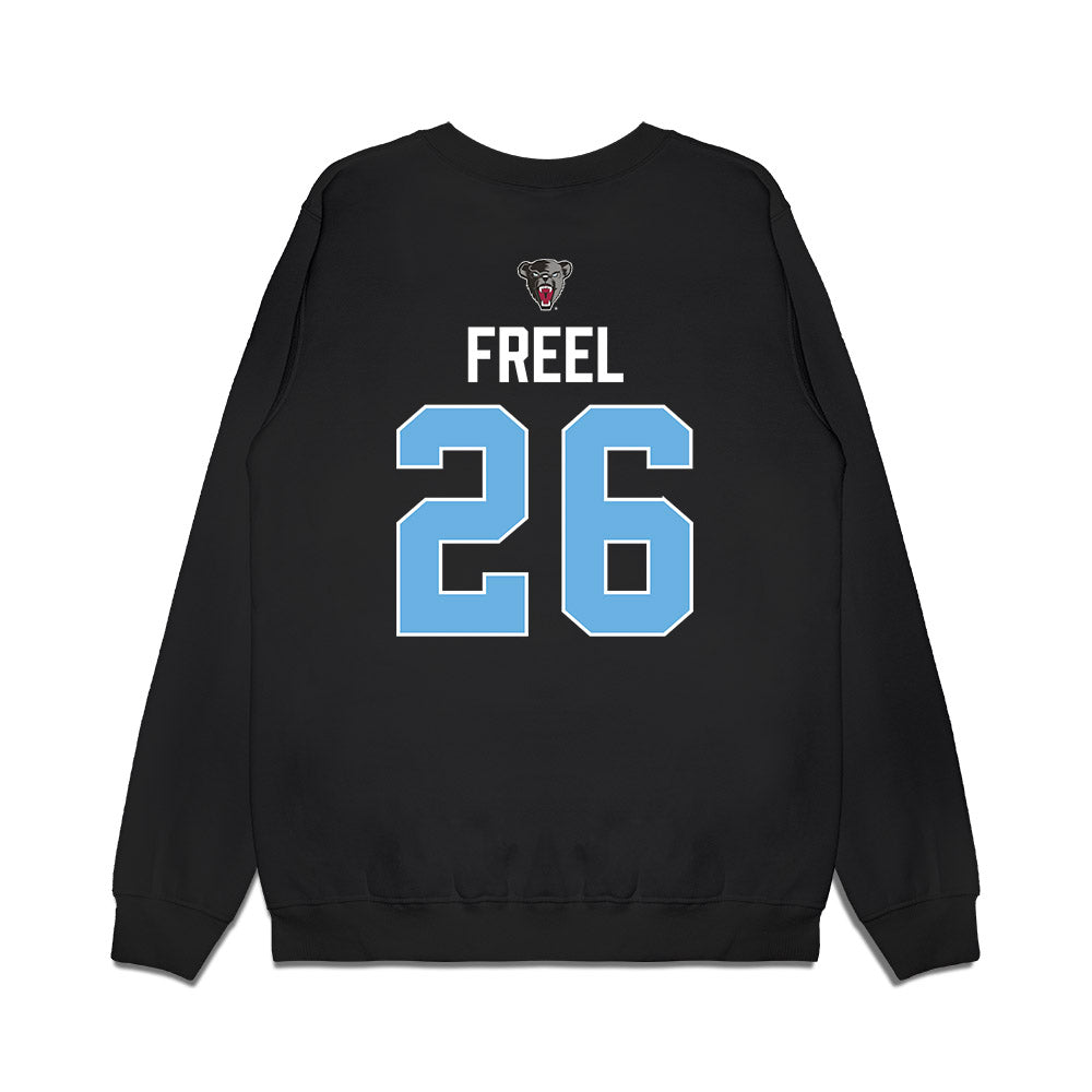 Maine - NCAA Men's Ice Hockey : Thomas Freel - Vintage Hockey Premium Crewneck Sweatshirt-1